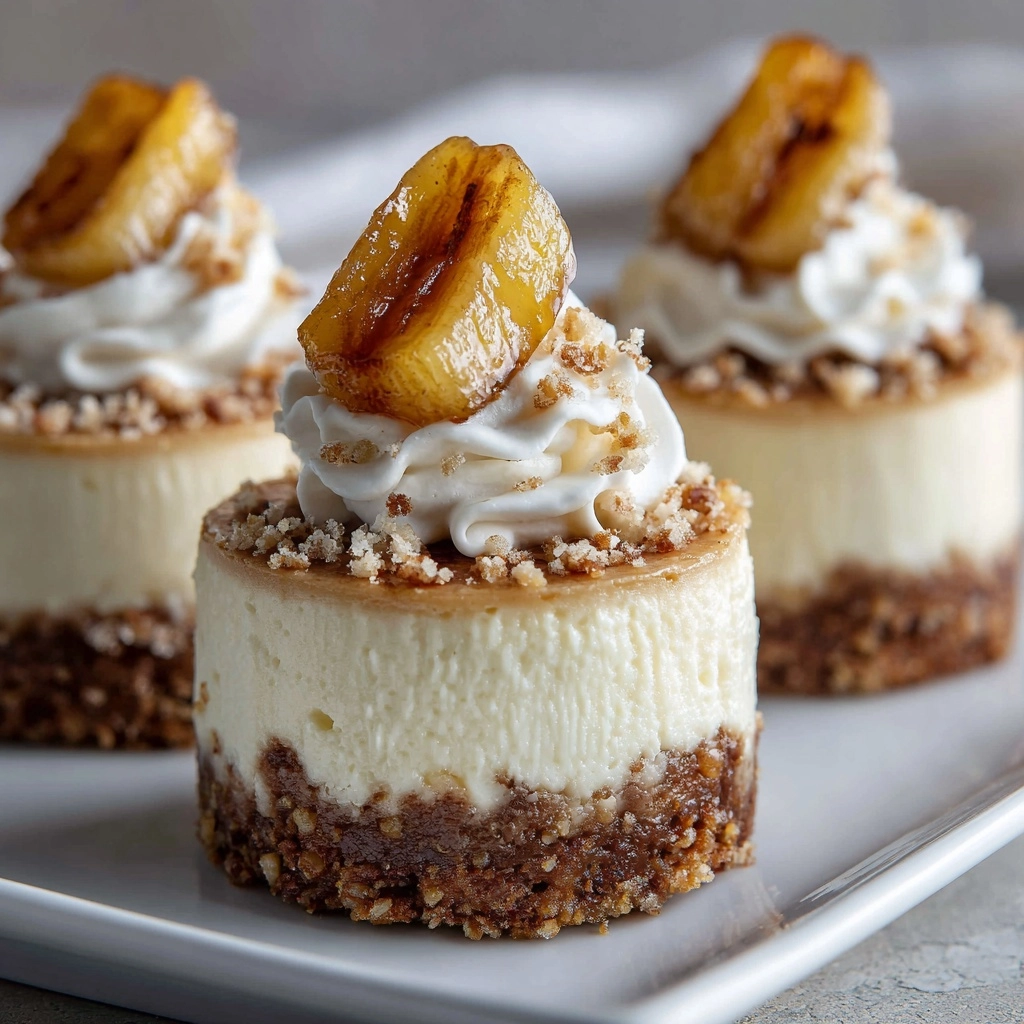 Apple Crisp Mini Cheesecakes Recipe - Recipe Image