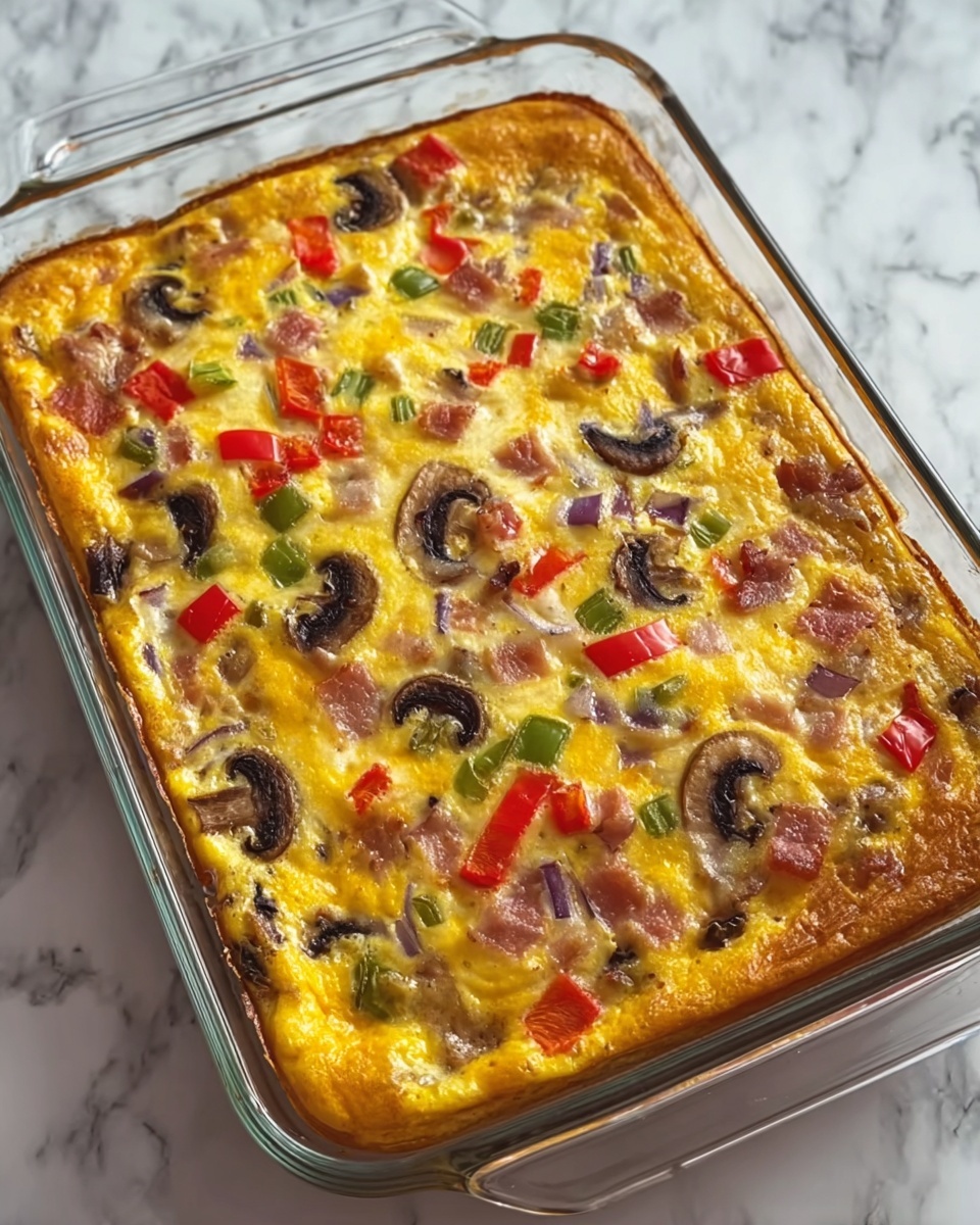 Cheesy Veggie Egg Bake Recipe - Recipe Image