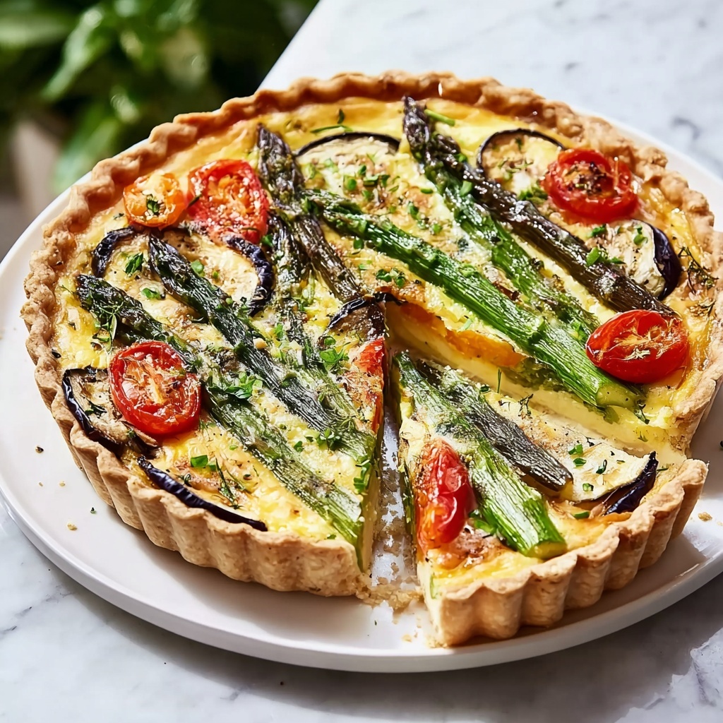 Spring Vegetable Quiche Recipe - Recipe Image