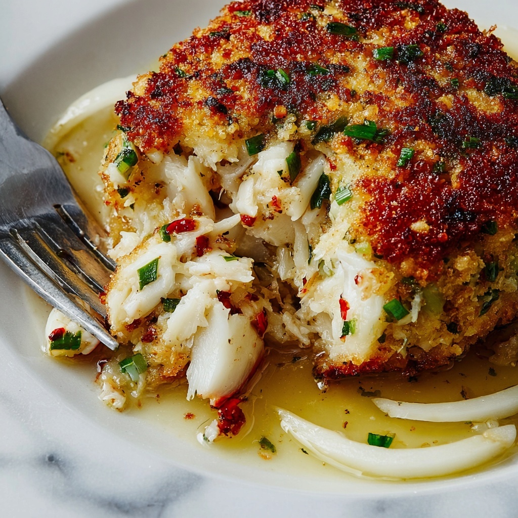 Crab Cake Scampi Recipe - Recipe Image