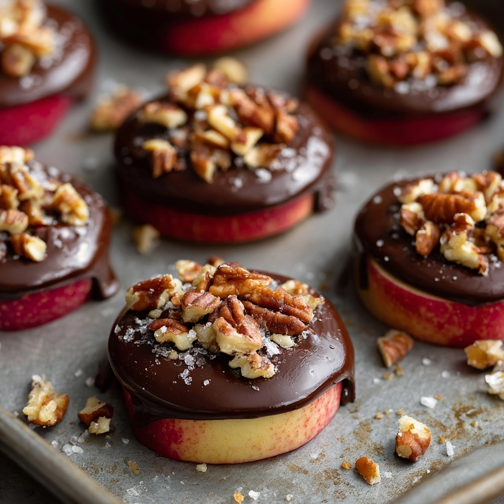 Chocolate Turtle Apple Slices Recipe - Recipe Image