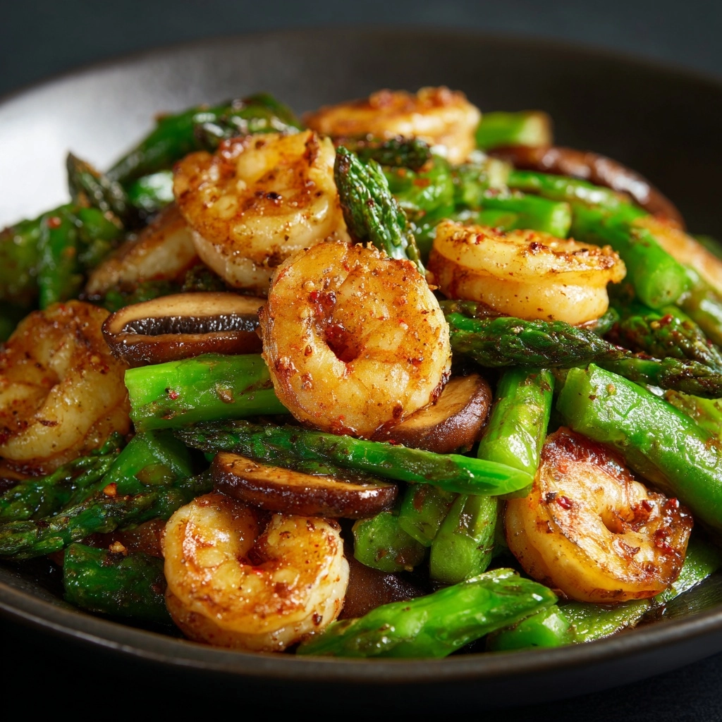 Shrimp and Asparagus Stir-Fry Recipe - Recipe Image