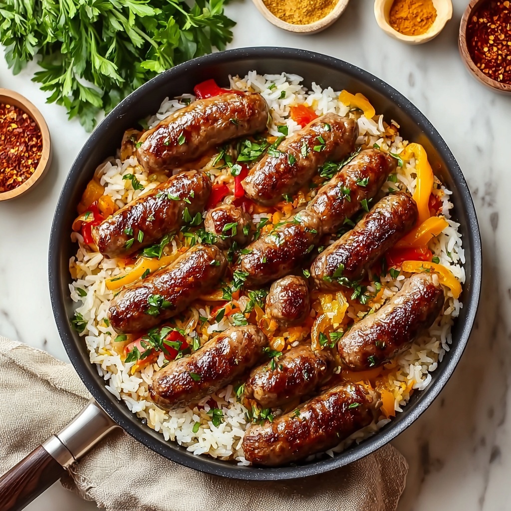 Cajun Sausage and Rice Skillet Recipe - Recipe Image