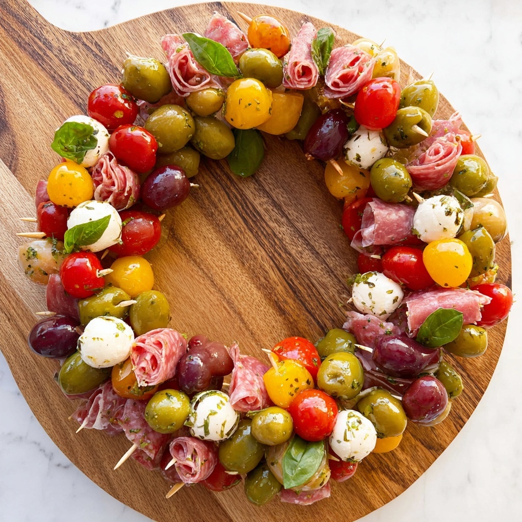 Christmas Antipasto Wreath Recipe - Recipe Image