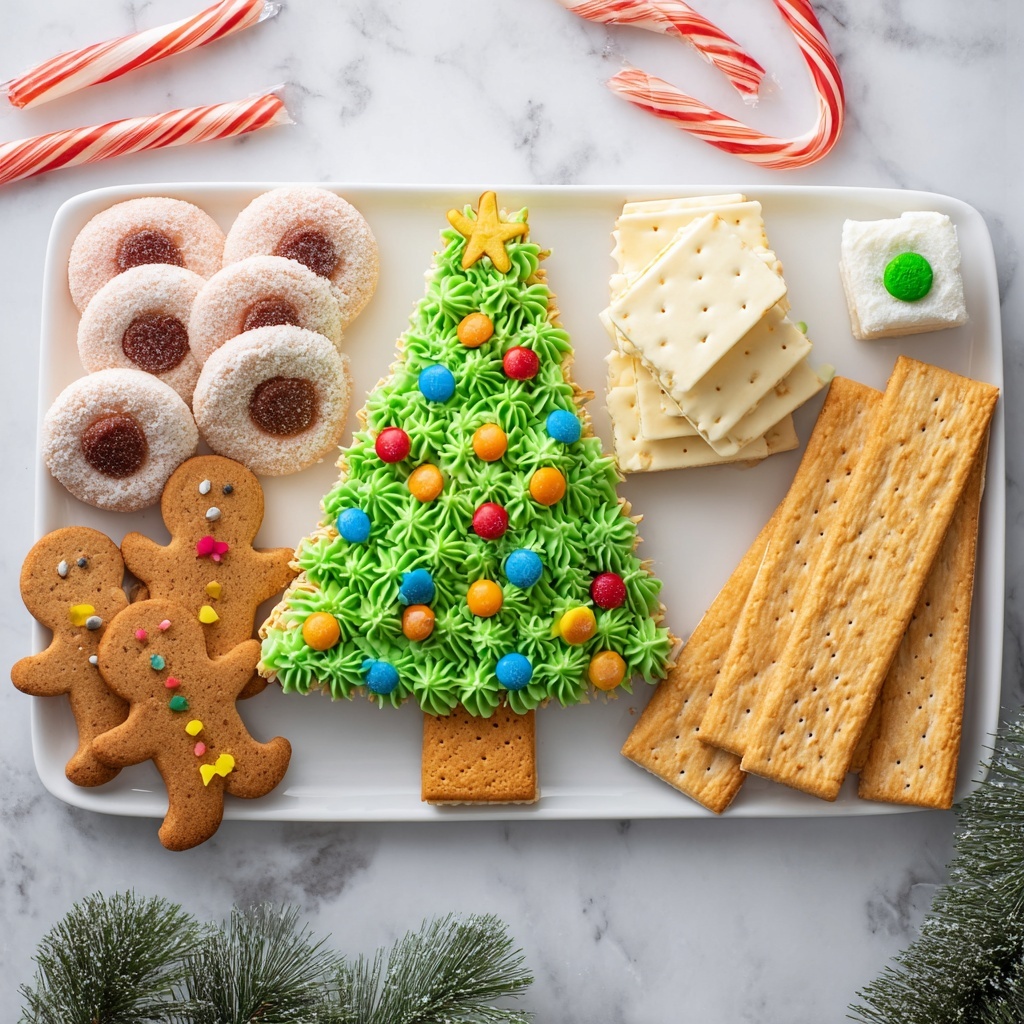 Christmas Tree Frosting Board Recipe - Recipe Image