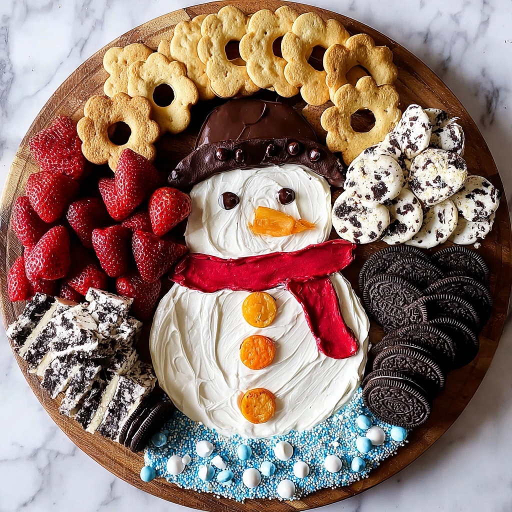 Snowman Buttercream Board Recipe - Recipe Image