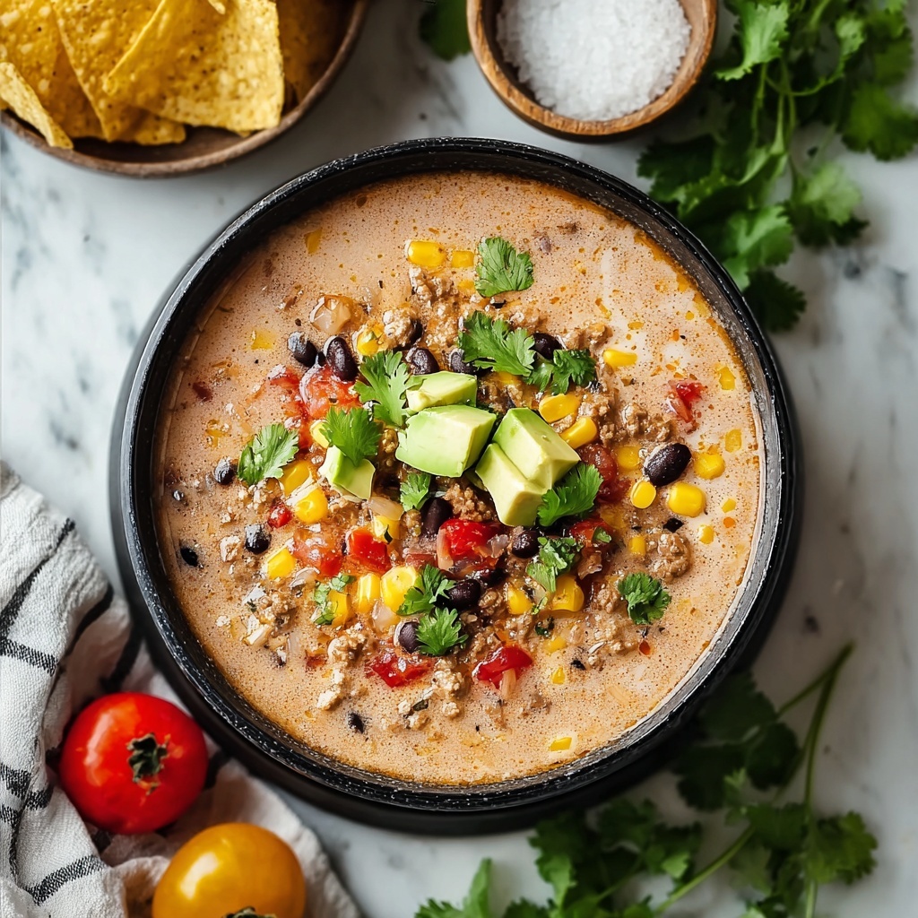 Creamy Taco Soup Recipe - Recipe Image