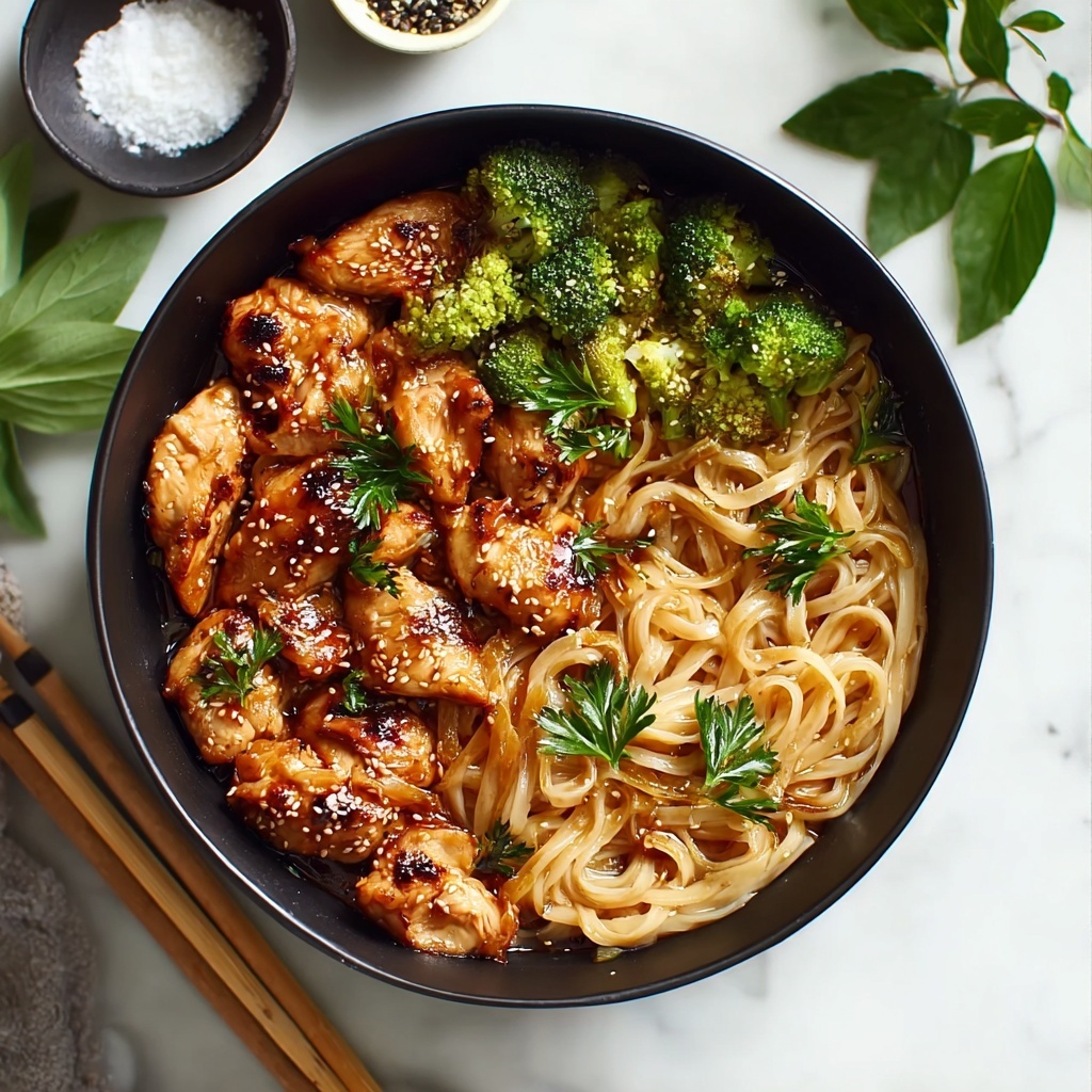 Chicken Teriyaki Noodles Recipe - Recipe Image