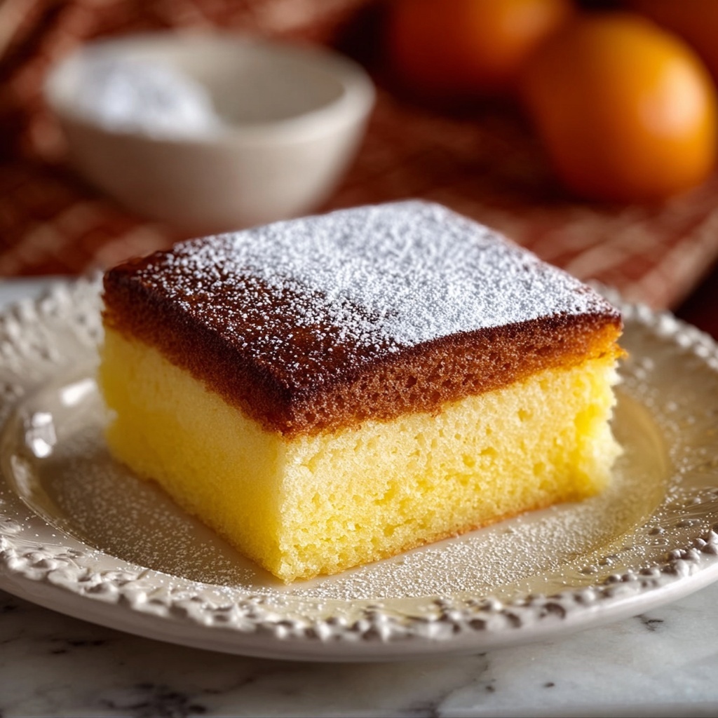 Pumpkin Magic Custard Cake Recipe - Recipe Image