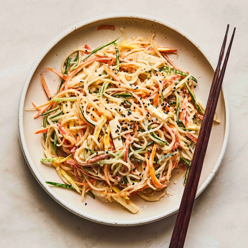 Kani Salad with Mango and Sesame Sriracha Dressing Recipe - Recipe Image