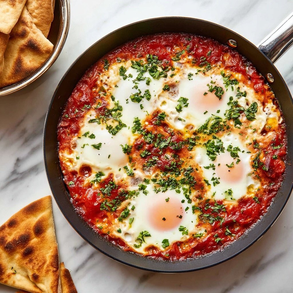 Spicy Shakshouka with Baked Eggs Recipe - Recipe Image
