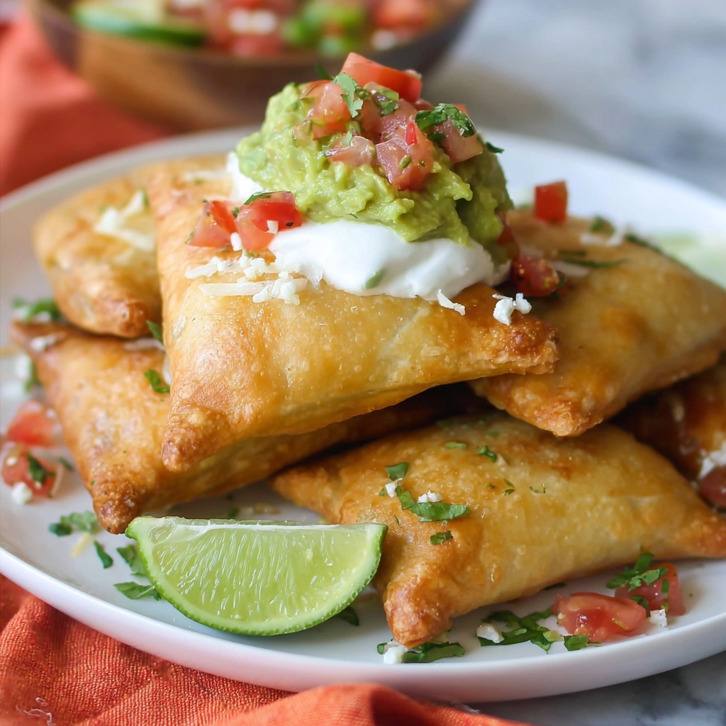 Chicken, Tomatillo, and Chipotle Chimichangas Recipe - Recipe Image