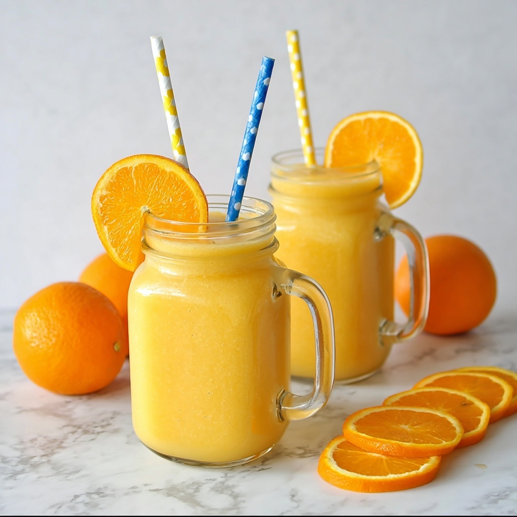 Orange Ginger Sunshine Smoothie Recipe - Recipe Image