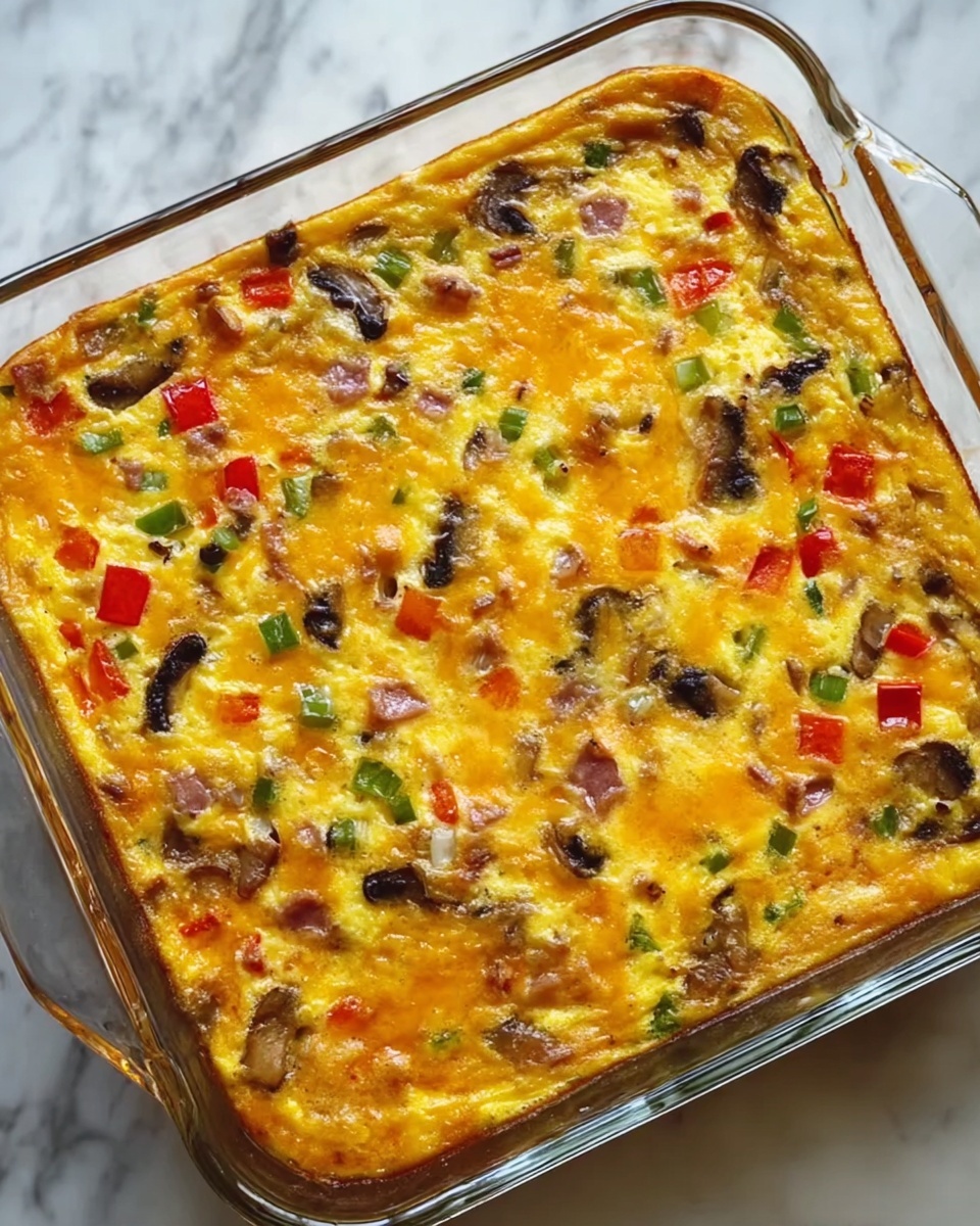 Cheesy Veggie Egg Bake Recipe - Recipe Image