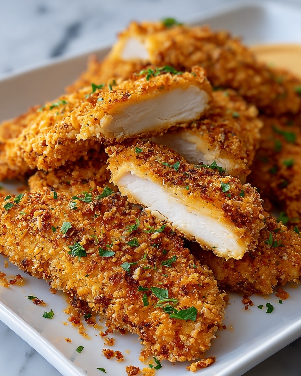 Crispy Baked Chicken Tenders Recipe - Recipe Image