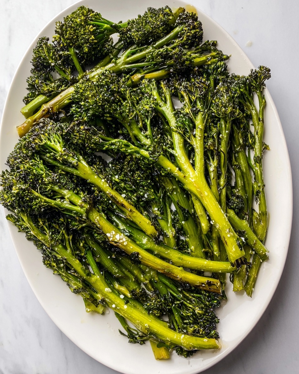 Balsamic Parmesan Roasted Broccolini Recipe - Recipe Image