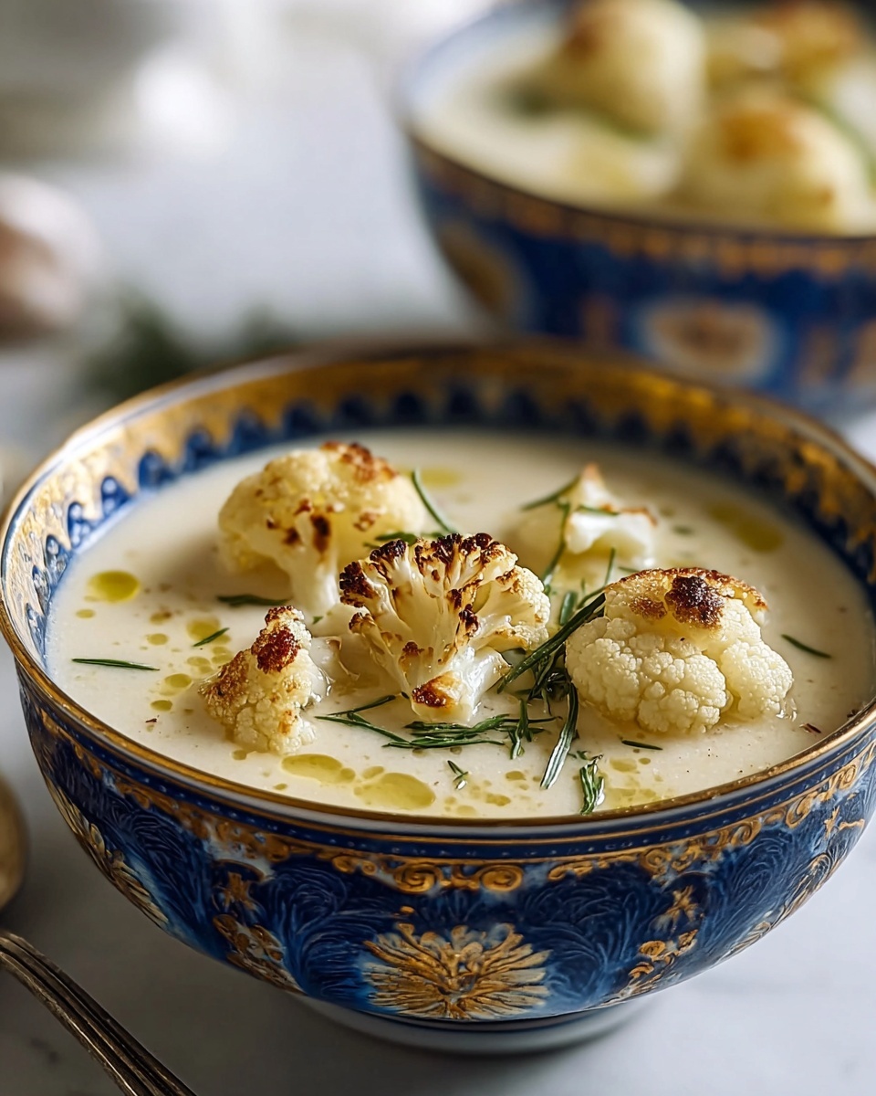 Mediterranean-Style Cauliflower Soup Recipe - Recipe Image