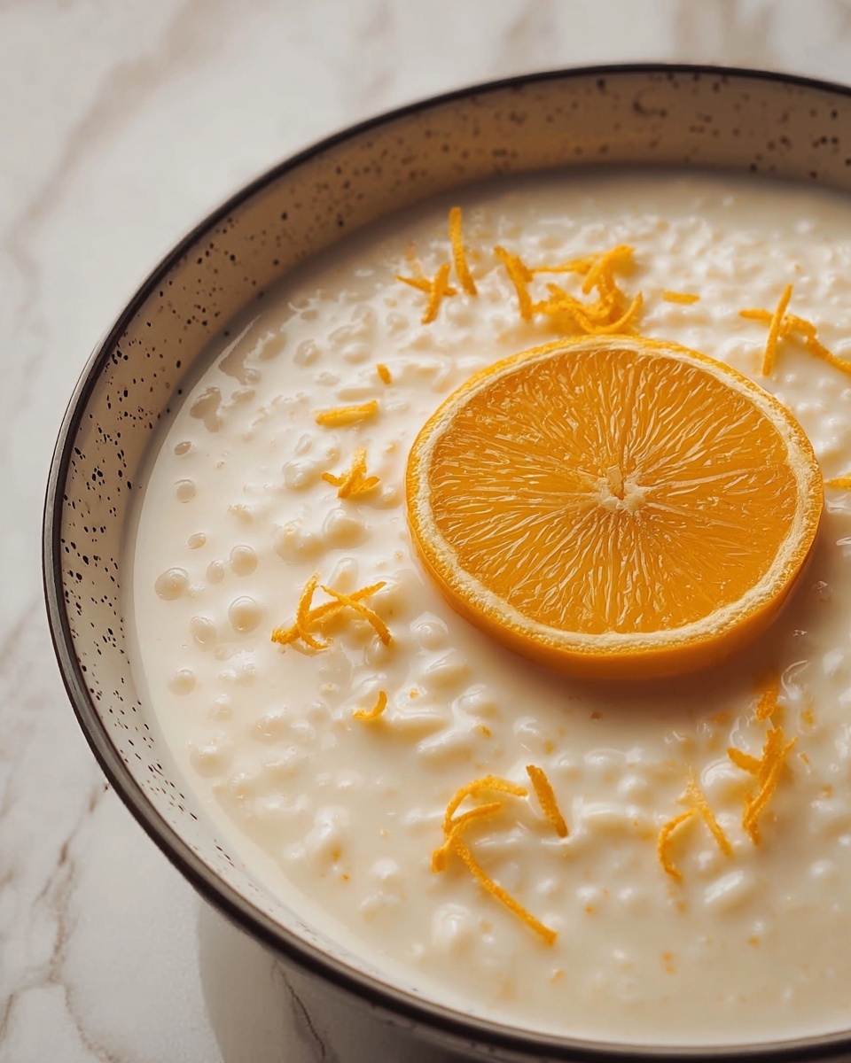 Creamy Orange-Infused Rice Pudding Recipe - Recipe Image