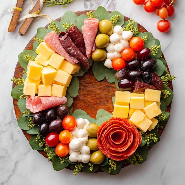 Christmas Wreath Charcuterie Board Recipe