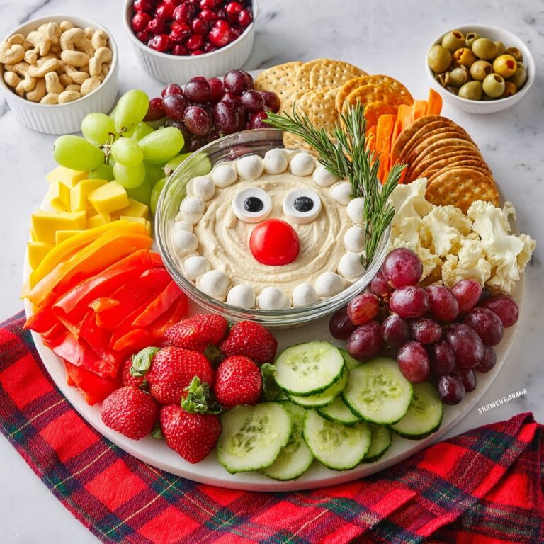 Santa Claus Charcuterie Board Recipe