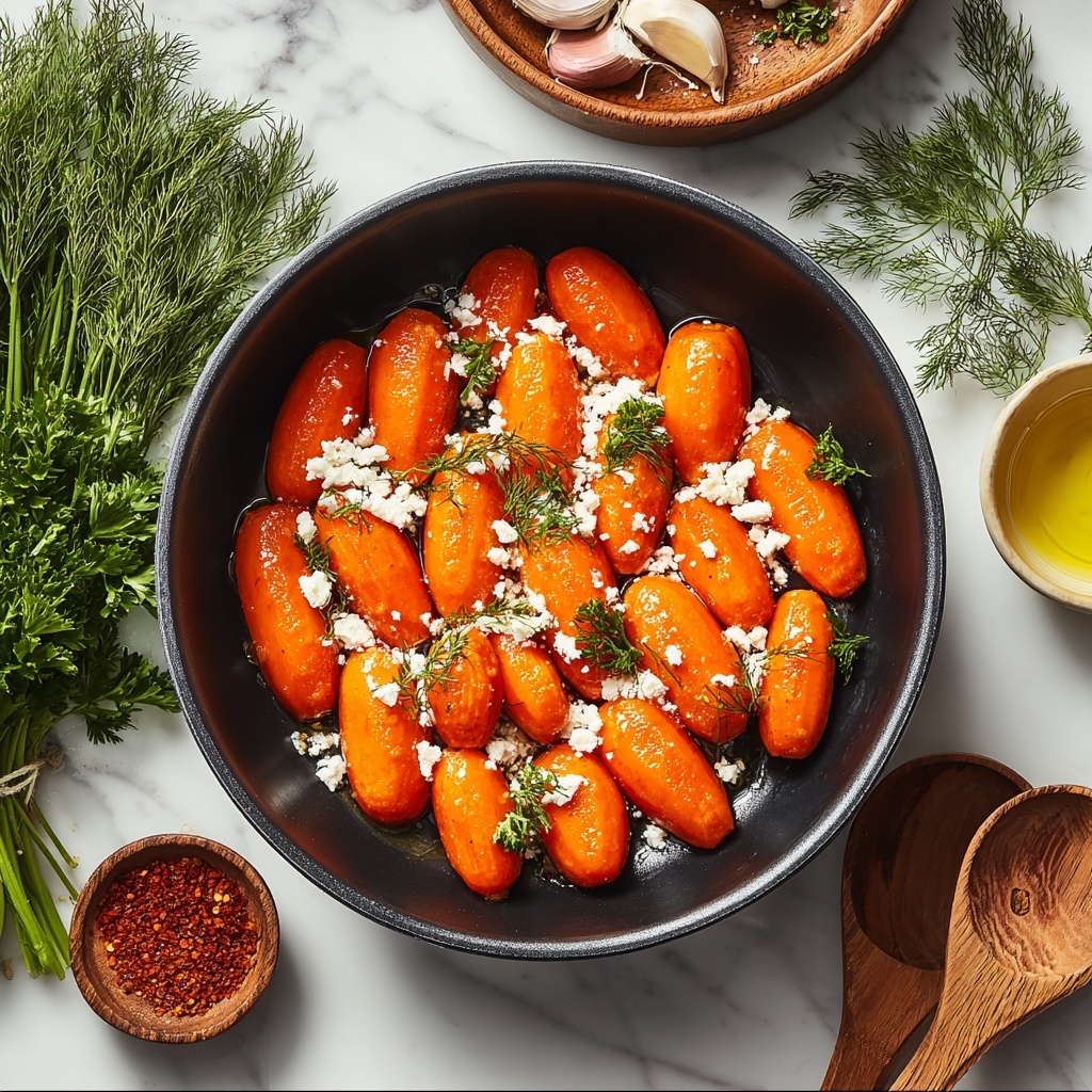 Honey Garlic Butter Roasted Carrots Recipe - Recipe Image
