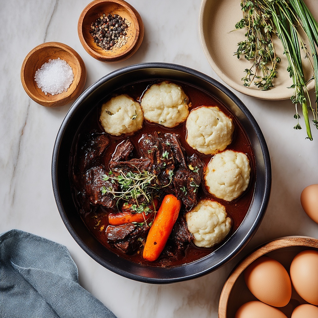 Slow Cooker Beef Bourguignon Recipe - Recipe Image
