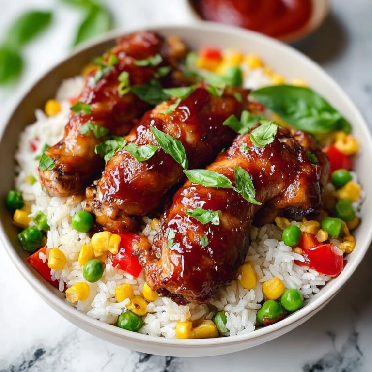 One-Pan Bold Honey BBQ Chicken Rice Recipe