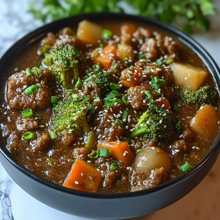 Honey Garlic Ground Beef and Broccoli Stir-Fry Recipe