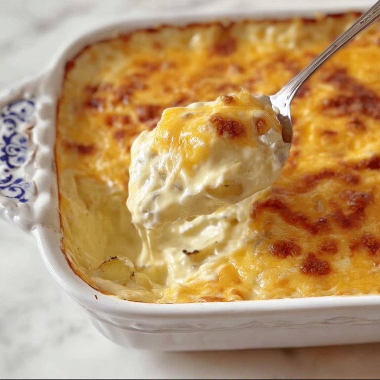 Easy Southern Cheesy Scalloped Potatoes Recipe