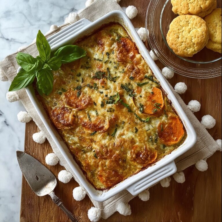 Cheesy Prosciutto Breakfast Casserole Recipe