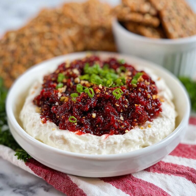 Holiday Cranberry Jalapeño Cream Cheese Dip Recipe