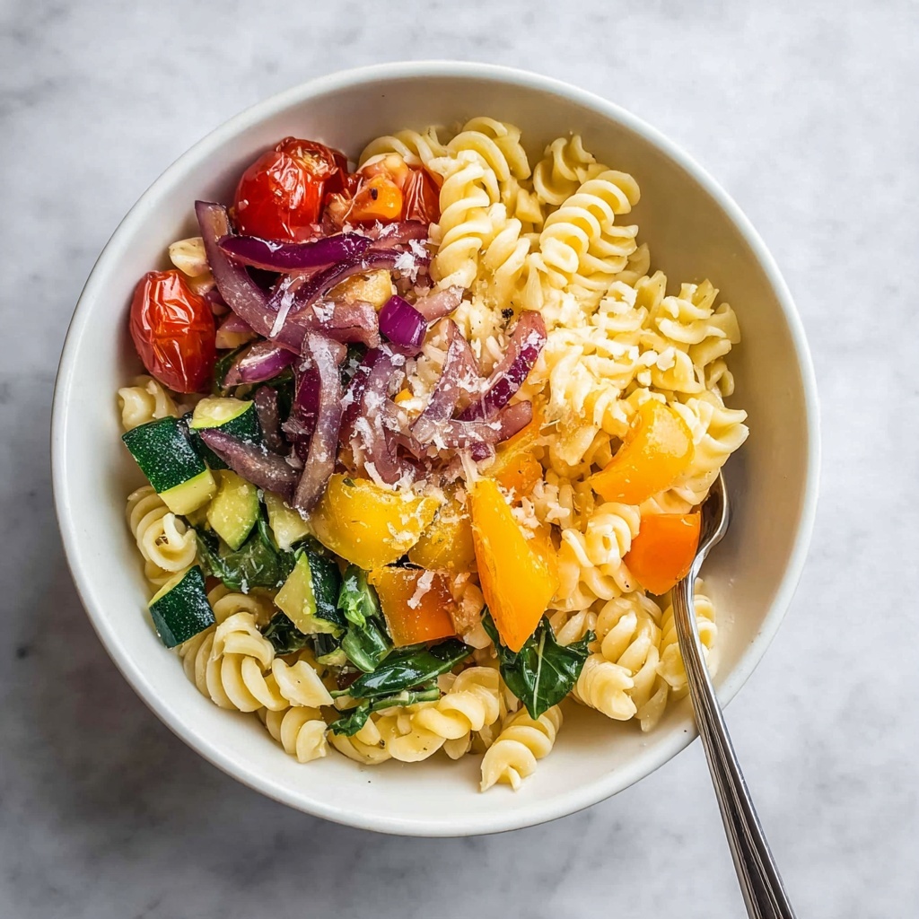 Roasted Veggie Pasta with Feta Recipe - Recipe Image