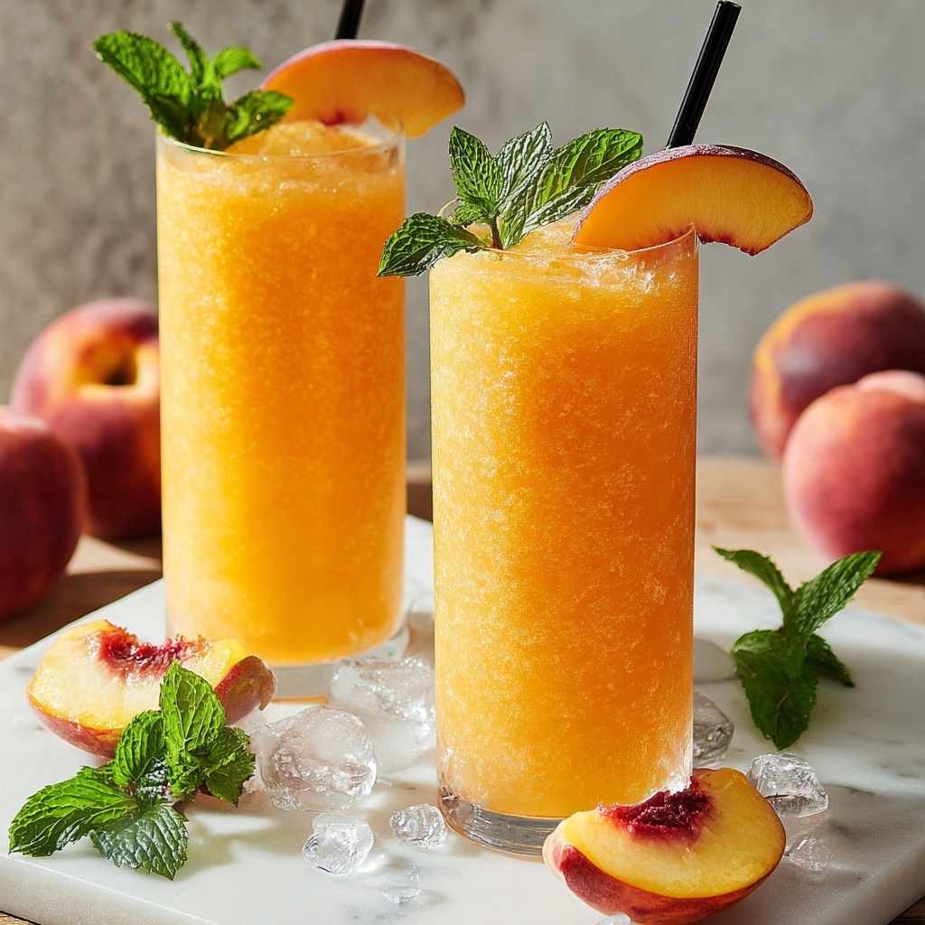 Peach Lemonade Drink: A Refreshing Summer Sip Recipe - Recipe Image