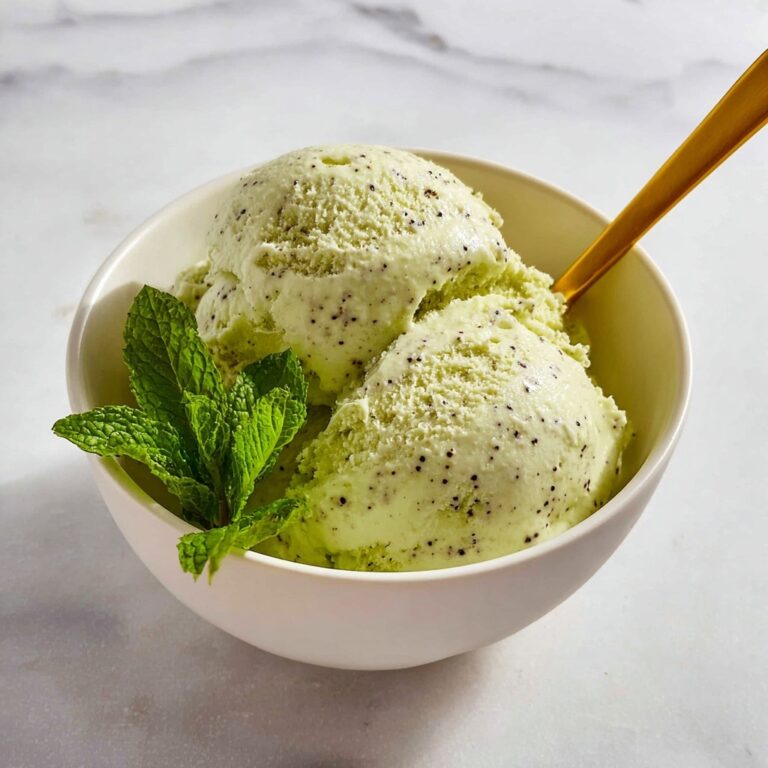 Refreshing Kiwi Mint Sorbet Recipe