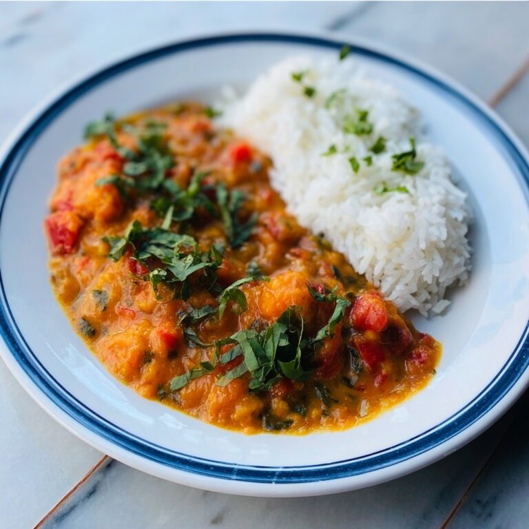 Thai Red Chicken Curry with Cherry Tomatoes and Sweet Potato Recipe