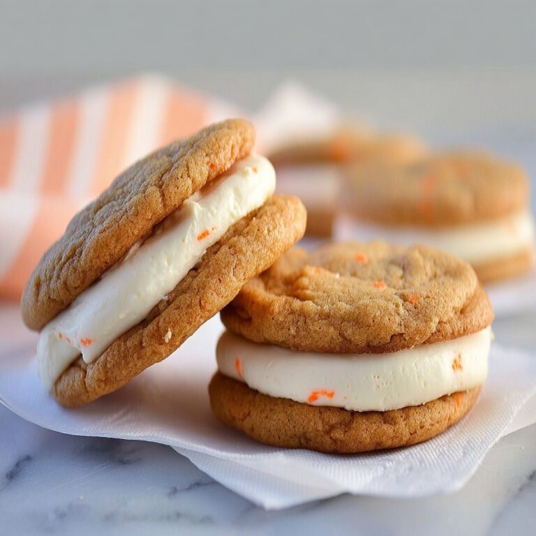 Carrot Cake Cookie Sandwiches with Cream Cheese Frosting Recipe