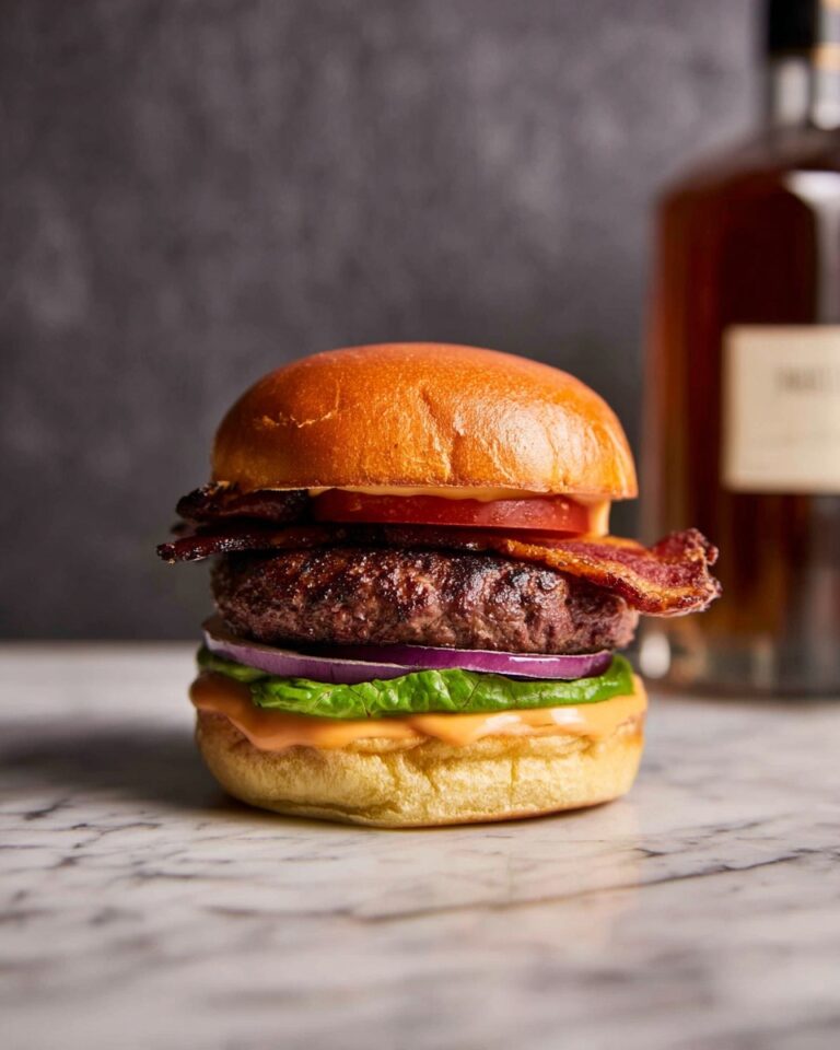 BBQ Bourbon Burger Recipe
