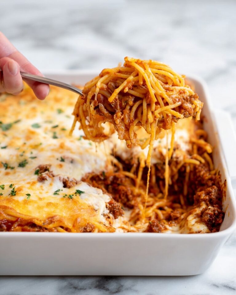 Easy Baked Spaghetti Recipe