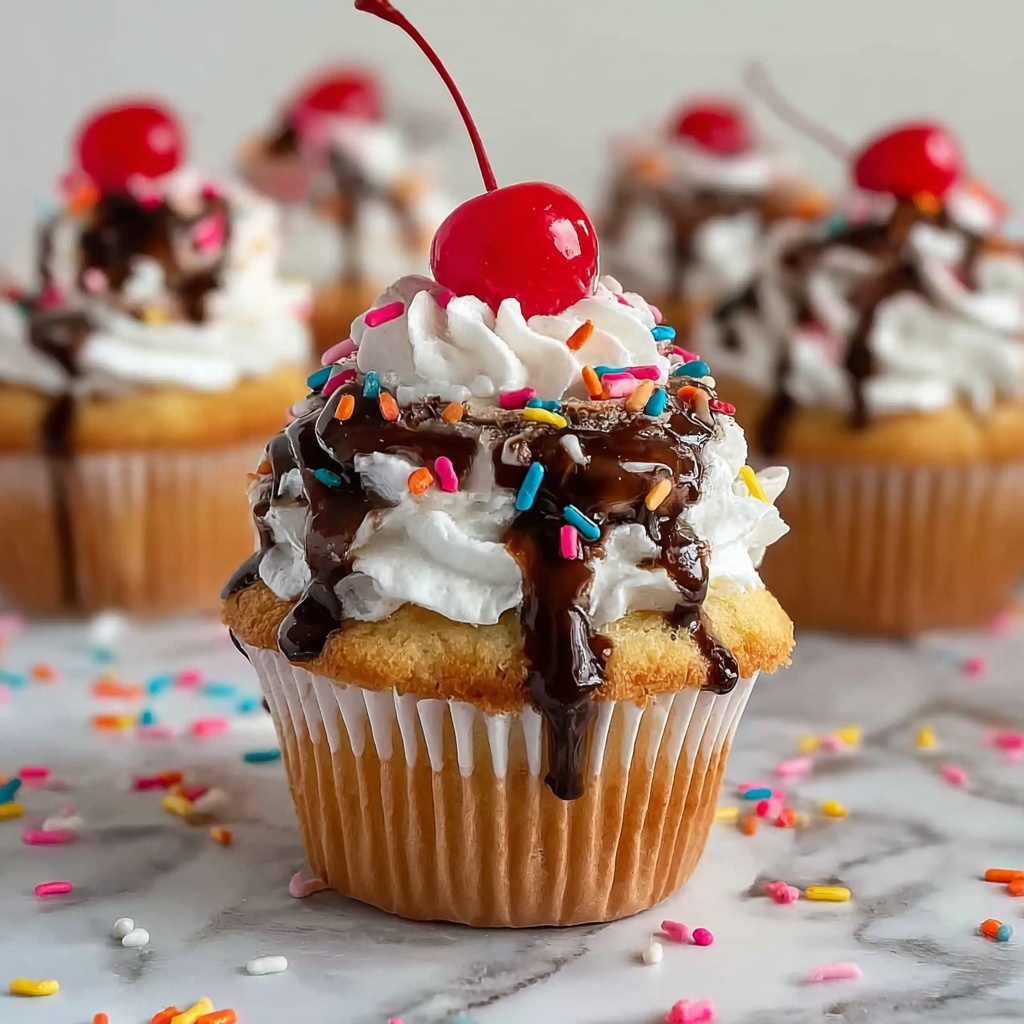 Ice Cream Sundae Cupcakes Recipe - Recipe Image