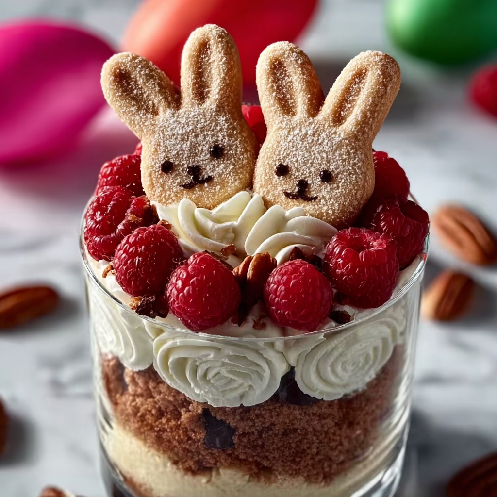 Little Bunny Strawberry Shortcake Trifle Recipe - Recipe Image