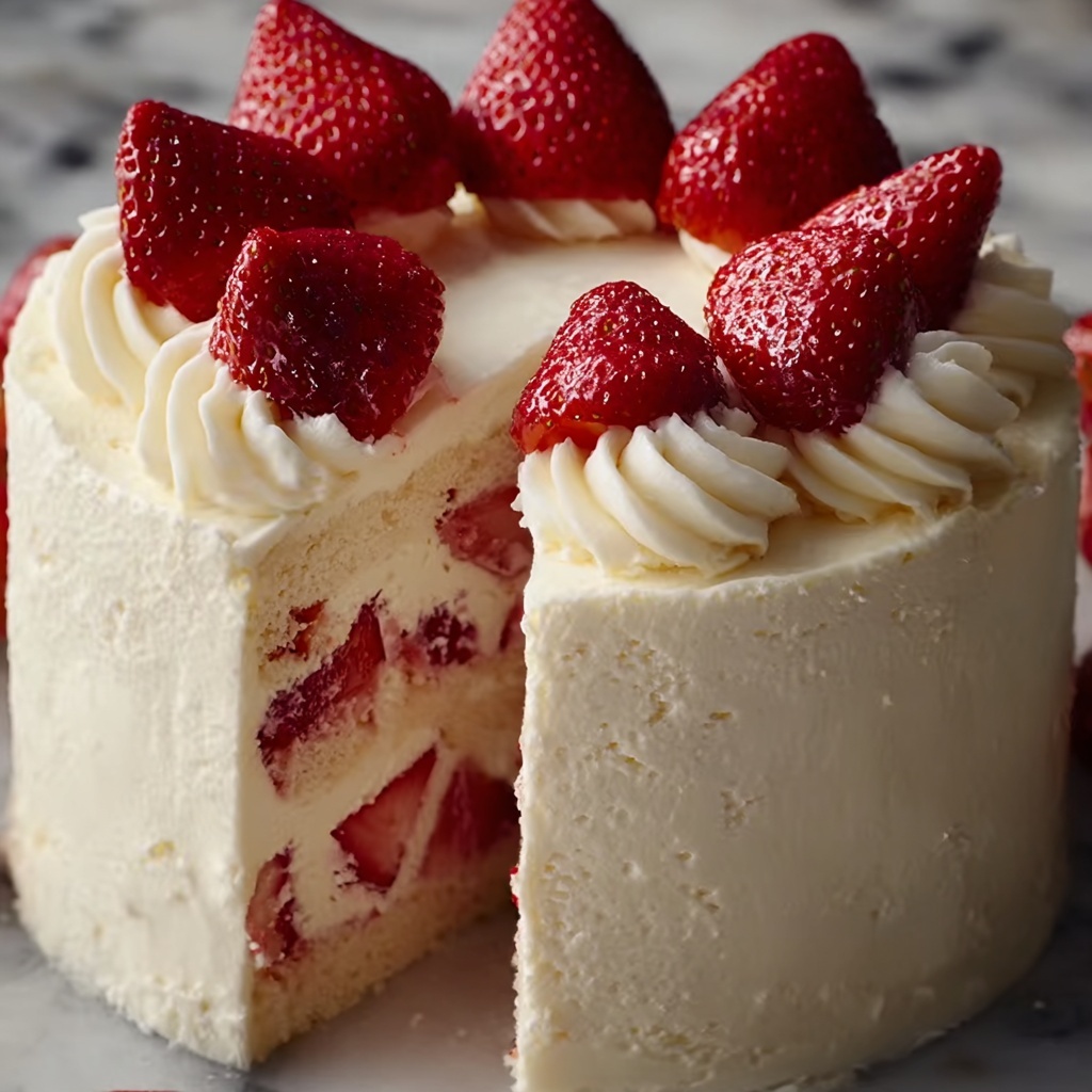 Strawberry Cheesecake Pound Cake Recipe - Recipe Image