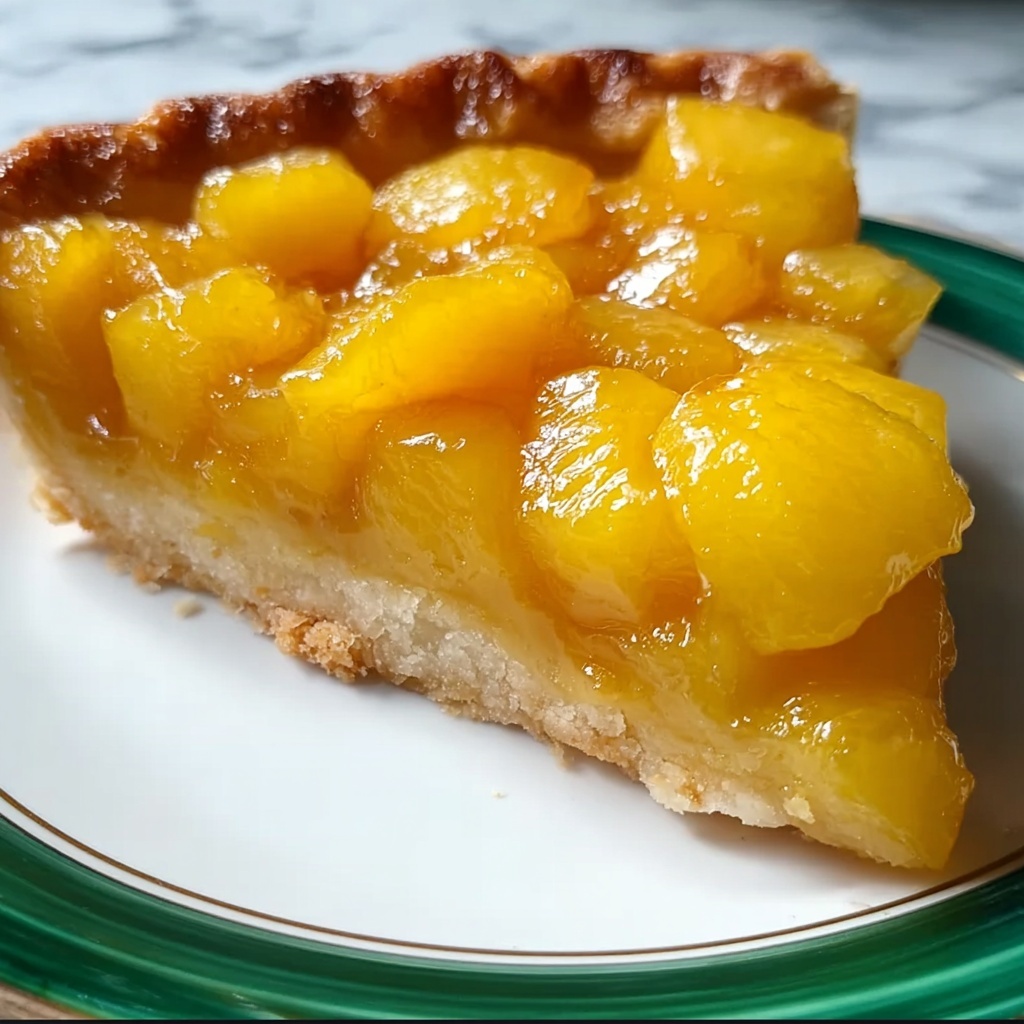 Irresistible Mango Pie : A Luscious Vegan Dessert Recipe - Recipe Image