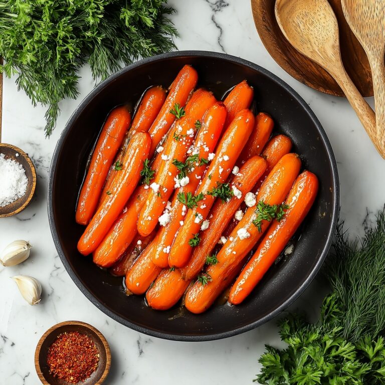Honey Garlic Butter Roasted Carrots Recipe