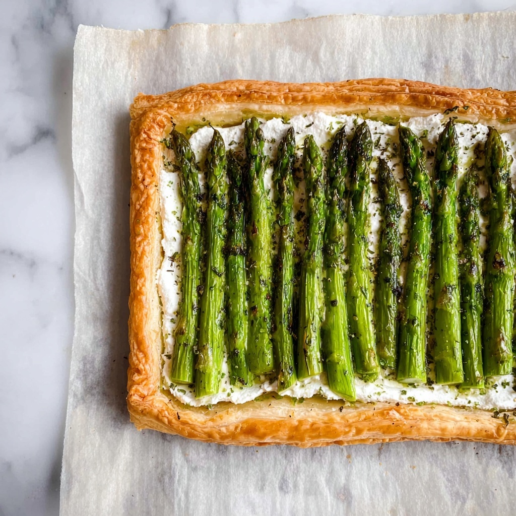Asparagus Ricotta Tart Recipe - Recipe Image