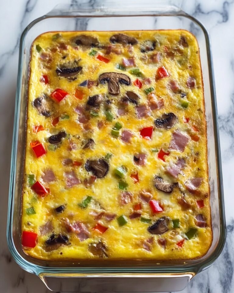 Cheesy Veggie Egg Bake Recipe