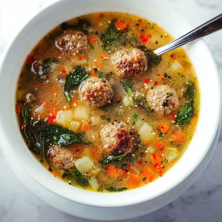Easy Meatballs and Vegetables Soup Recipe