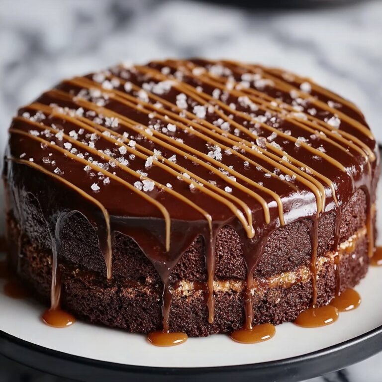 Salted Caramel Chocolate Fudge Cake Recipe