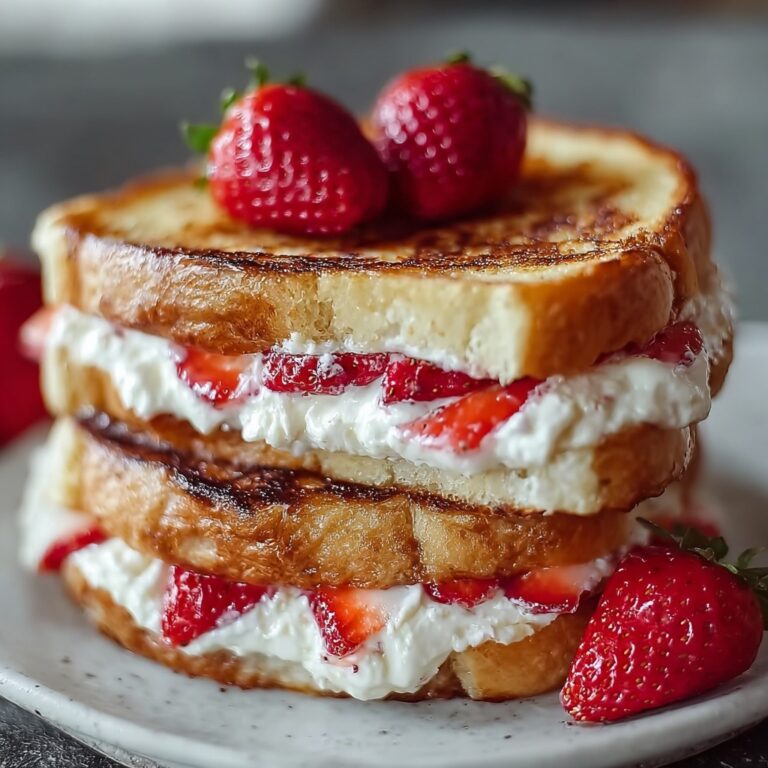 Fried Strawberry Cheesecake Sandwiches Recipe