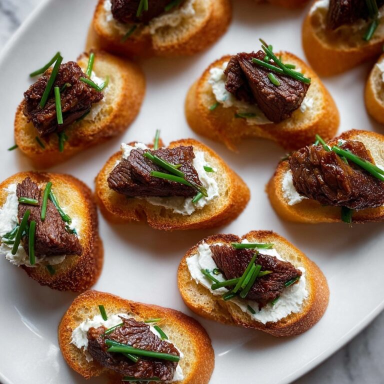 Burrata and Steak Crostini Recipe