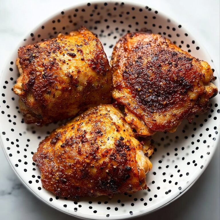 Crispy Air Fryer Chicken Thighs with Smoky Seasoning Recipe